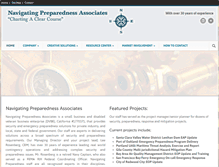 Tablet Screenshot of navigatingpreparedness.com